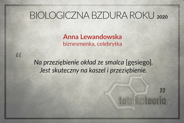 Anna Lewandowska Biologiczna Bzdura Roku