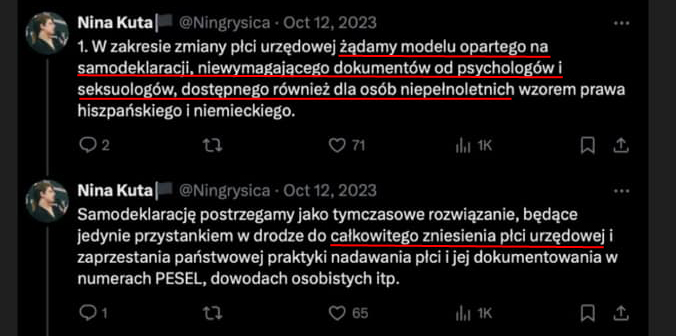 Nina Kuta żądania Tranzycja.pl