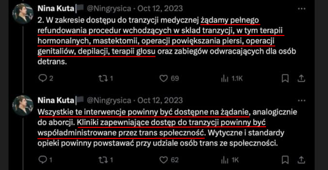 Tranzycja.pl postulaty Nina Kuta